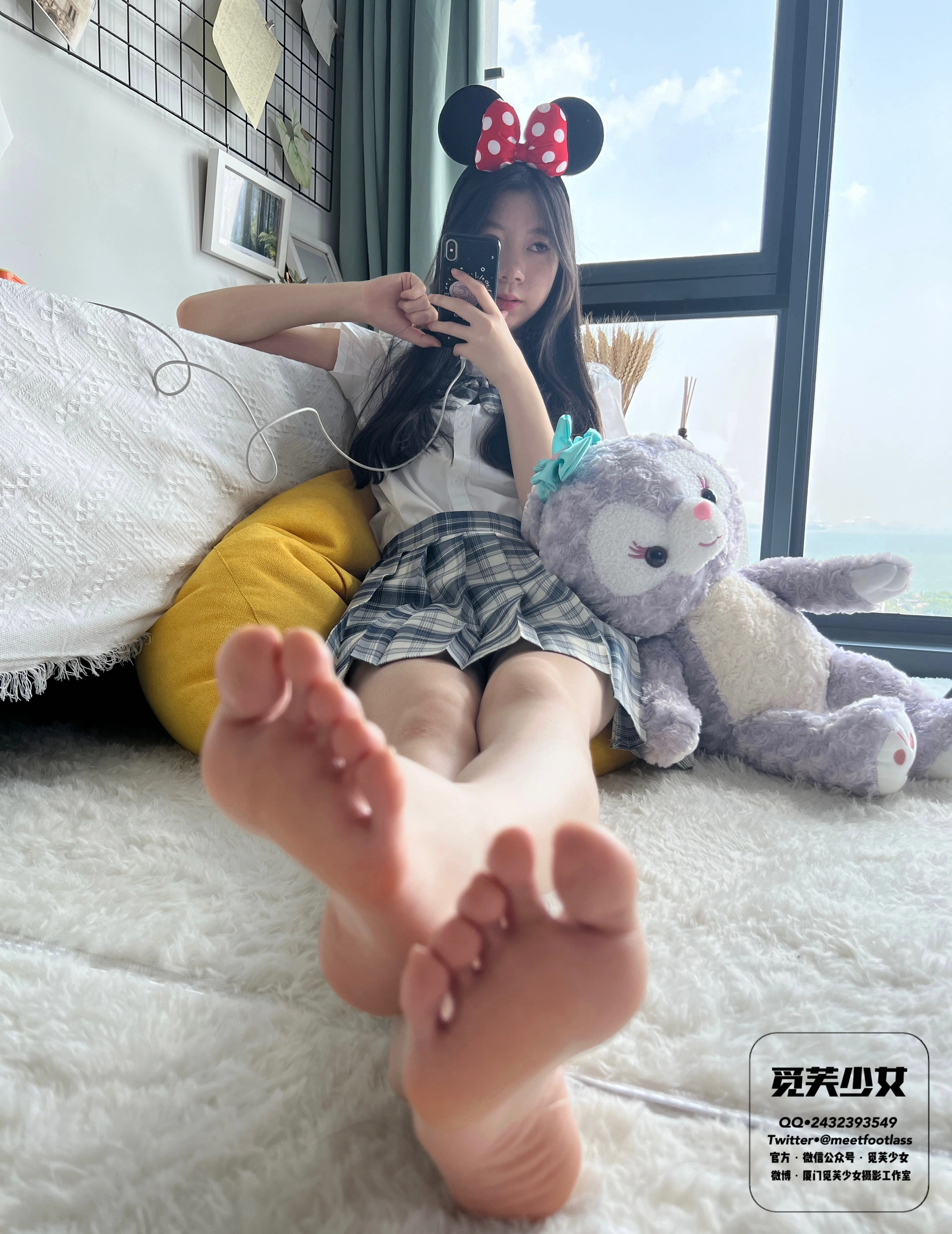 [觅芙少女]NO.003 风中摇曳的JK制服与18岁的青春一起绽放 3